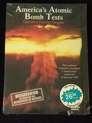 美版一區DVD America's Atomic Bomb Tests 全新未拆