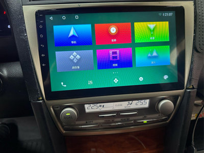 銓展Toyota CAMRY AVA高通方案，通用套框式10吋8核心8G128:2K屏螢音質卓多媒體機電檢合格產品，可選購360環景系統不用在換車機