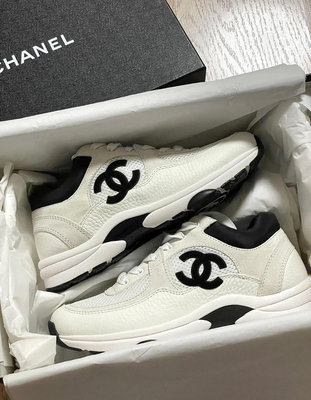 全新經典爆款Chanel運動鞋 黑底 熊貓鞋