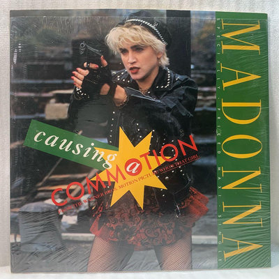 跨世紀流行音樂女皇-瑪丹娜-引起騷動-二手混音單曲黑膠唱片（美國版）Madonna - Causing a Commotion Maxi-Single