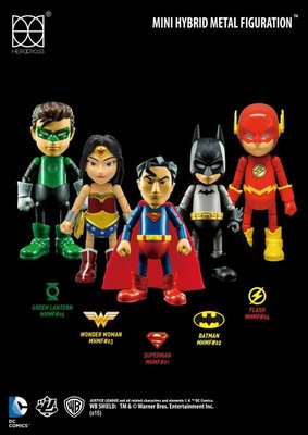 全新86HERO Herocross 超合金迷你版 DC 正義聯盟 蝙蝠俠 超人 神力女超人 閃電俠 綠光戰警