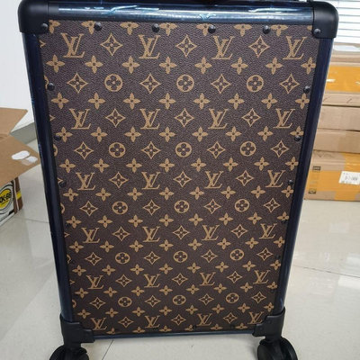 新店促銷 LV行李箱登機箱拉桿箱碳纖維面料耐磨萬向輪復古旅行箱輕松便攜