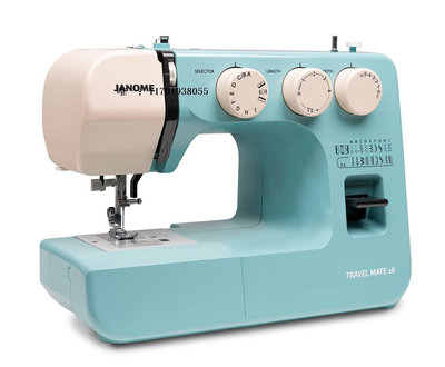 縫紉機日本JANOME真善美縫紉機TM16家用電動多功能鎖邊吃厚針線機