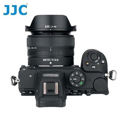 公司貨JJC尼康Nikon副廠相容Nikon原廠HB-98遮光罩適NIKKOR Z 24-50mm f/4-6.3太陽罩