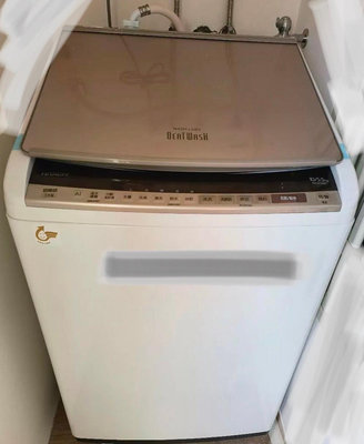 日立洗衣機 洗脫烘 日本製造 10公斤 2021年出廠 很少用 二手洗衣機