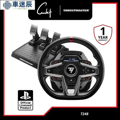 推力 T248 賽車模擬器立體聲輪 PS4 PS5 PC T 248 方向盤 GT SPORT GT 7 GT7車迷辰