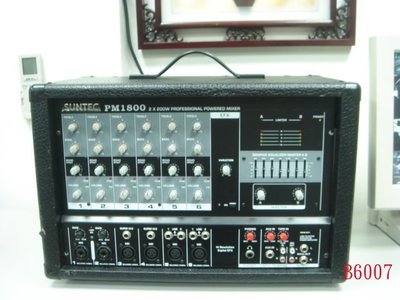 【全冠】9成新SUNTEC 新達 PM1800 專業級混音器 功率混音機 混音擴大機調音台 (B6007)