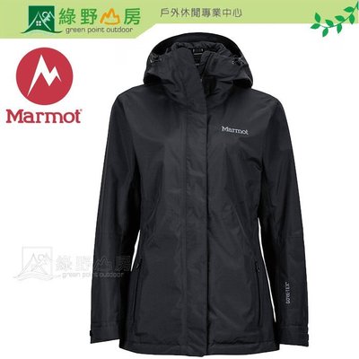綠野山房》Marmot美國 女 Wayfarer GTX防水外套 防風透氣外套 二件式羽絨外套 黑 36000-0001