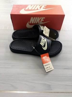 【HOMIEZ】NIKE BENASSI JDI 運動拖鞋 深藍 343880 403