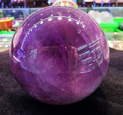 光工水晶阿賽斯特萊  純天然紫水晶球11.5cm擺件 紫色火焰 梅爾卡巴揚升千層金字塔冥想開發松果體第三眼