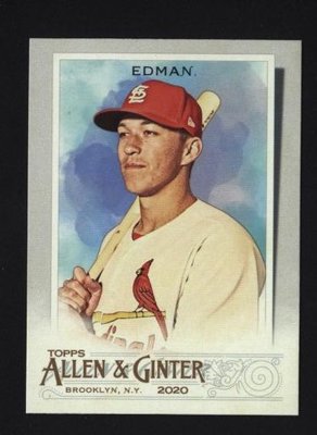 2020 Topps Allen and Ginter #265 Tommy Edman - St. Louis Cardinals