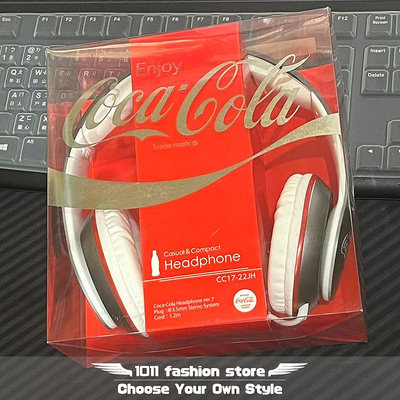 限量收藏 優惠價 全新 現貨 日本空運 可口可樂 全罩式耳機 有線耳機 耳戴耳機 CC17-22JH