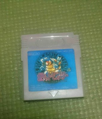 《福爾摩沙 · 古物商行》Game Boy 卡帶 神奇寶貝 藍版 可存檔 GB卡帶 紅白機