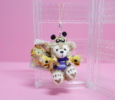 🌸Dona日貨🌸日本迪士尼海洋限定 Duffy達菲熊2012萬聖節瓢蟲裝 手機吊飾/包包掛飾 C40