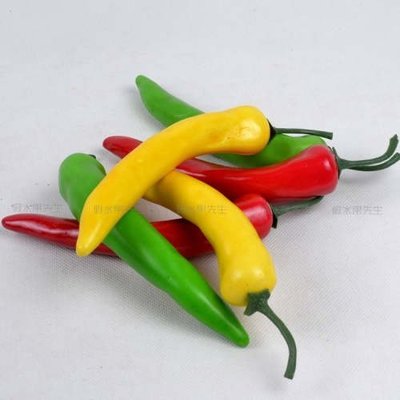 [MOLD-D010]食品模型 仿真蔬菜假水果模型 裝飾品 輕型仿真牛角椒 辣椒