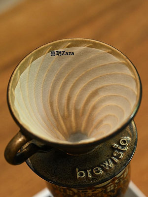 新品Brewista圖蘭朵咖啡陶瓷過濾杯V60螺旋紋濾杯 送濾紙bonavita pro