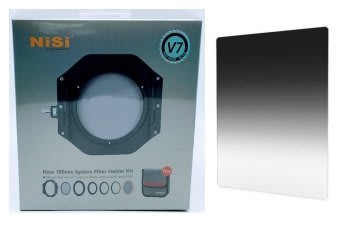 耐司 NISI V7 濾鏡支架組+ GND8 SOFT 0.9 軟式 漸層鏡 100x150mm (公司貨)