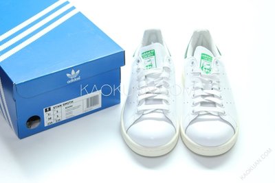 【高冠國際】Adidas STAN SMITH 白色 綠色 奶油底 皮革 復古 白綠 休閒鞋 女鞋 B24364