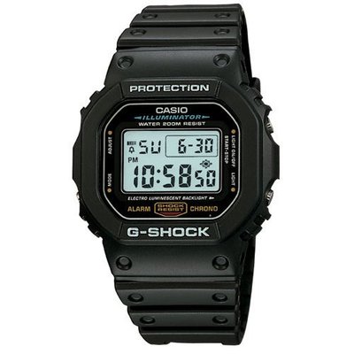 G-SHOCK DW-5600潮流經典錶(DW-5600E-1)-黑/42.8mm