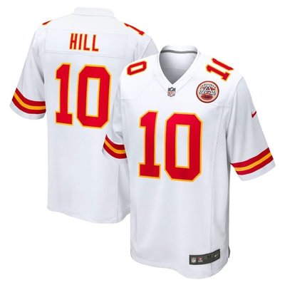 皇萊 NFL堪薩斯城酋長Kansas City Chiefs橄欖球服10號Tyreek Hill球衣