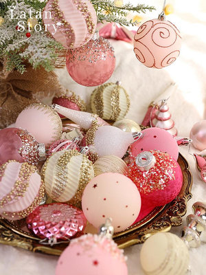 圣誕節裝飾品創意氛圍裝飾圣誕球掛件掛飾圣誕樹配件配飾吊飾布置-奇點家居