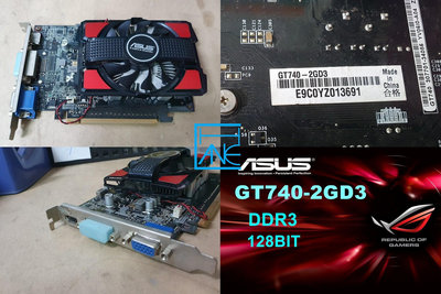 【 大胖電腦 】ASUS 華碩 GT740-2GD3 顯示卡/128BIT/HDMI/DDR3/保固30天/直購價600