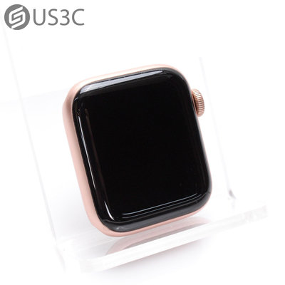 【US3C-台南店】【一元起標】Apple Watch SE 40mm GPS+LTE 金色 鋁金屬錶框 常啟高度計 行動網路版 環境光度感測 二手智慧穿戴裝置