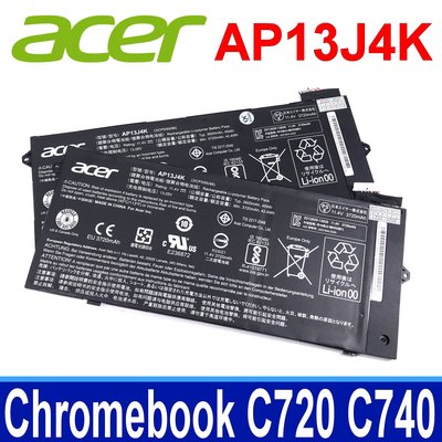 ACER AP13J4K 3芯 原廠電池 AP13J3K Chromebook 11 C720 C720P C740