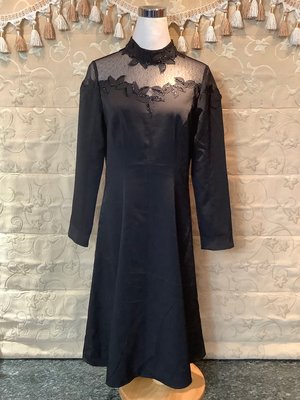 【性感貝貝2館】S&amp;R 黑色透膚小禮服洋裝, BCBG Loranzo Versace 溫慶珠風