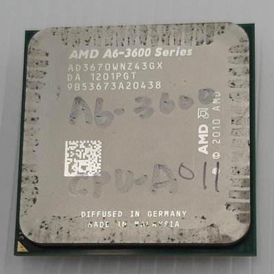 【冠丞3C】AMD A6-3670K 4核心 FM1腳位 處理器 CPU CPU-A012