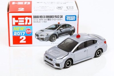 【秉田屋】現貨 日版 Tomica 多美 Takara Tomy 2 Subaru 速霸陸 WRX S4 覆面警車
