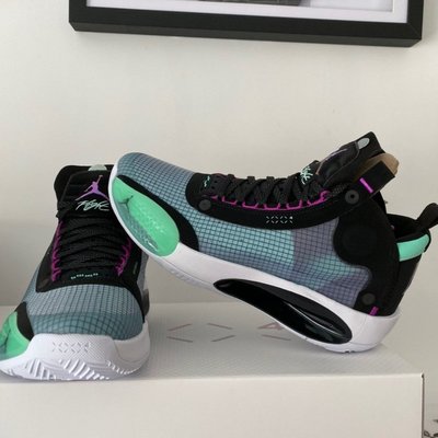 【正品】Nike Air Jordan 34 “Blue Void” 電光藍  籃球 BQ3381-400潮鞋