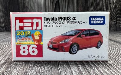 《HT》TOMICA 多美小車汽 NO86 Toyota PRIUS a 新車貼初回款423102