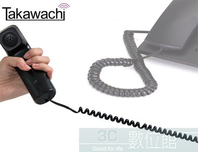 【6小時出貨】TAKAWACHI 全新美式電話聽筒捲線 聽筒線 家用電話 傳統電話 市內電話 有線電話 總機電話