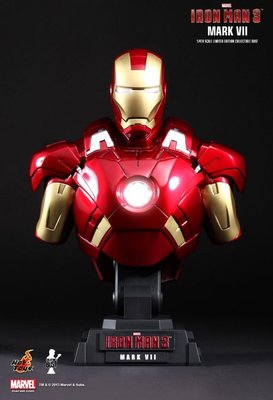 金錢貓雜貨 全新 Hot Toys HTB13 1/4 鋼鐵人 Iron Man 馬克7 MK 7 半胸像