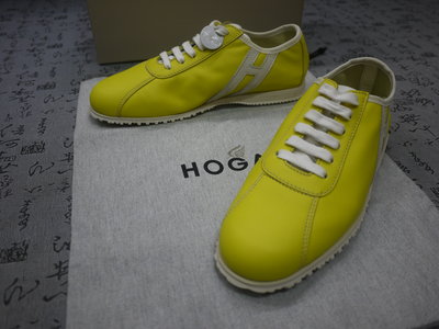 全新義大利製 HOGAN 真皮休閒鞋  USA 7 EUR 38 JPN 24 CM