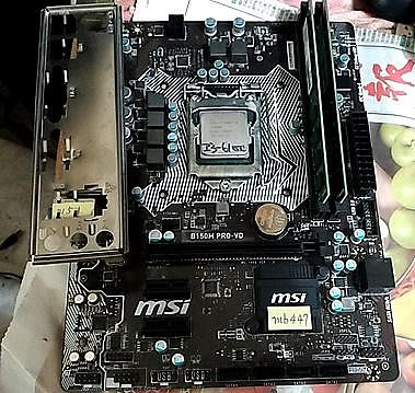 I3-6100處理器+微星B150主機板+記憶體D4/8G賣950元.正常使用中