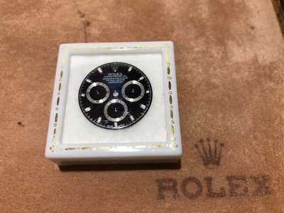 Rolex 116520 專用 Daytona 原裝黑色面盤( 已停產舊版,綠色螢光時標)~16520.116500~