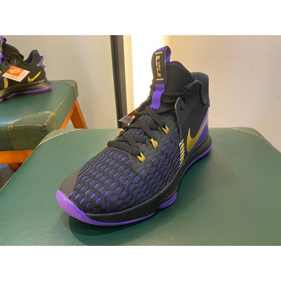 Nike LeBron Witness 5 籃球鞋 男 氣墊 避震 明星款 穿搭 運動鞋 黑紫 CQ9381001