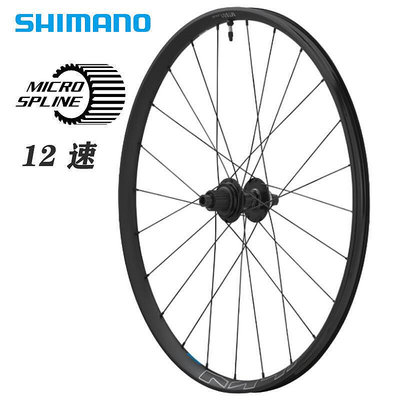 【金牌】SHIMANO禧瑪諾輪組山地12速MT601桶軸鋁合金車圈兼容真空胎