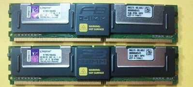 Server 記憶體 金士顿 DDR2-667 8GB PC2-5300F FB DIMM ,終身保固