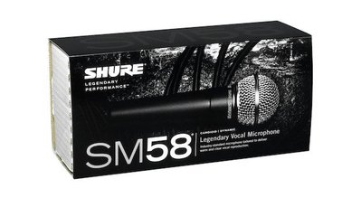 全新 SHURE SM-58麥克風 直購價$3,200!!!