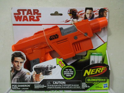 1戰隊武器NERF玩具槍STAR WARS星際大戰8 Beta 2射擊器X翼戰機駕駛員波·戴姆倫射擊器槍四佰九十一元起標