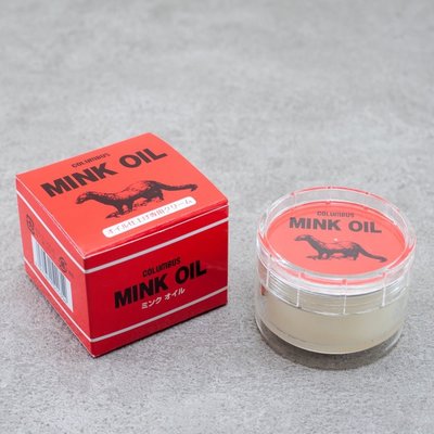 日本COLUMBUS MINK OIL 皮革保養貂油(45g)