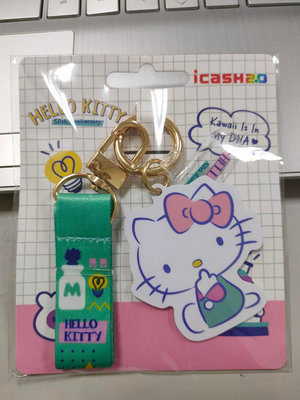 7-11二代2.0感應式icash卡-Hello Kitty 50th-腕帶吊飾