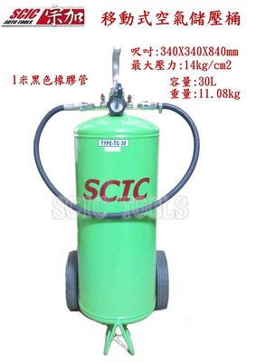 儲氣桶 外出儲氣桶 外出救援氣桶 外出空氣壓力桶 救車桶 補胎 救援 30L ///SCIC WH TC30