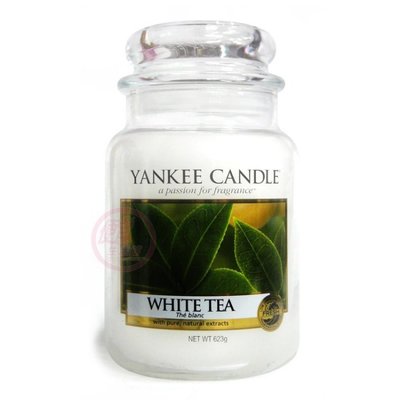 便宜生活館【家庭保健】Yankee Candle 香氛蠟燭 22oz / 623g (白茶) 全新商品 (可超取)