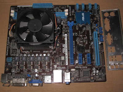 售AMD A4-6300 雙核心CPU+華碩CM1435主機板整組(良品)