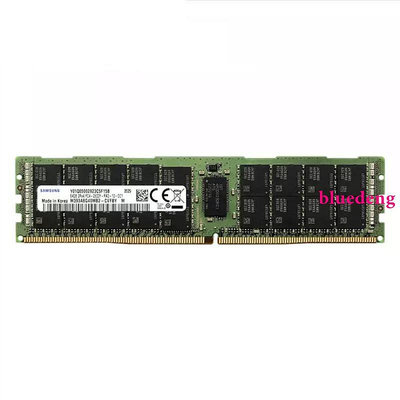 三星64G記憶體DDR4 2400 2666 2933 3200 REG 128G RDIMM伺服器記憶體