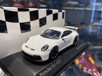 吉華科技@ 1/43 Minichamps PORSCHE 911 (992) GT3 – 2020 – White